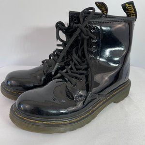 Girls Doc Marten Patent Leather Boots